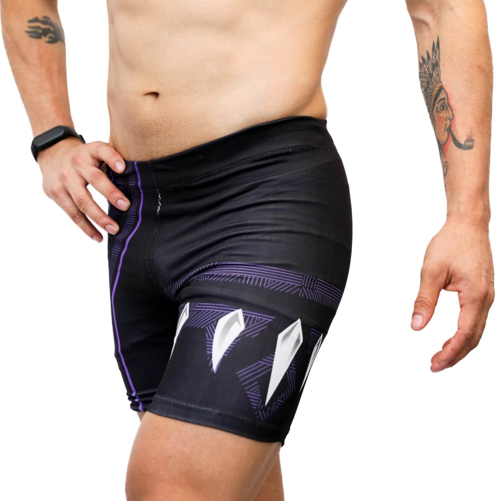 MIRO SPORTS BIKERS HOMBRE PANTERA NEGRA FRENTE 2