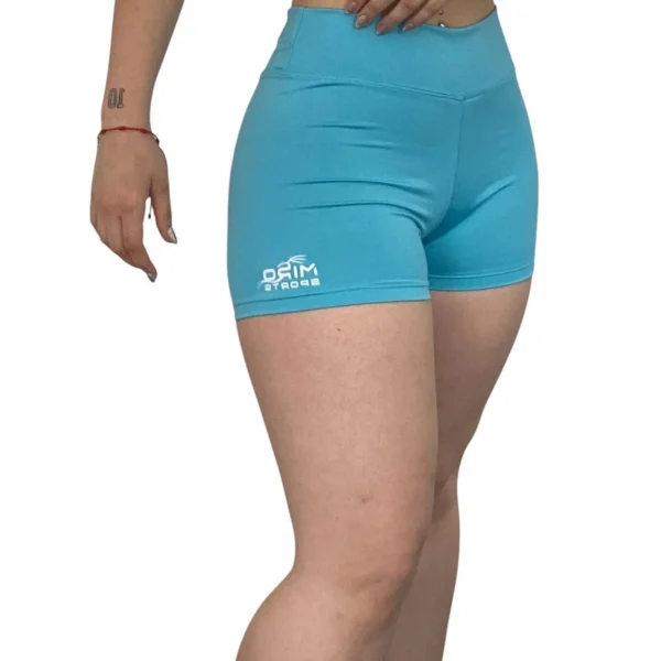 MIRO SPORTS MINI SHORT CELESTE AQUA MIRO SPORTS LATERAL