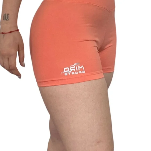 MIRO SPORTS MINI SHORT NARANJA MIRO SPORTS LATERAL