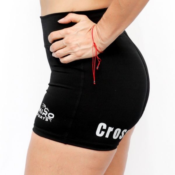 MIRO SPORTS SHORT NEGRO REFLEX CROSSFIT LATERAL