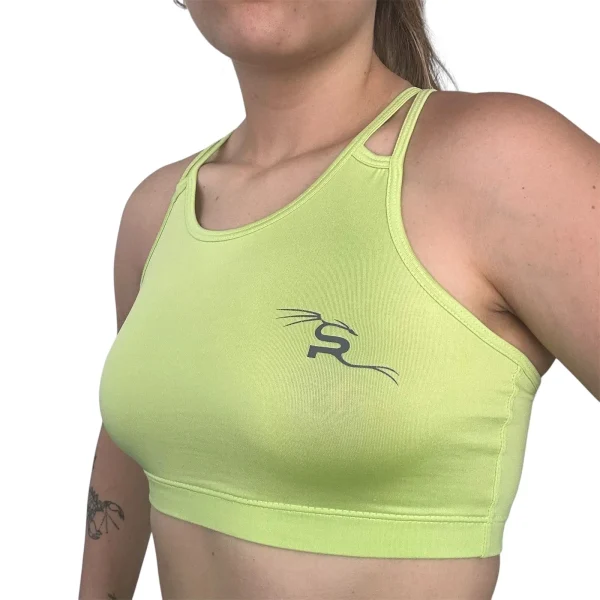 MIRO SPORTS TOP DE TIRAS VERDE LIMON MIRO SPORTS LATERAL MIRO