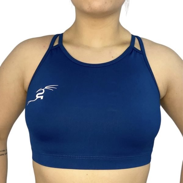 MIRO SPORTS TOP TIRAS MUJER AQUA FRENTE